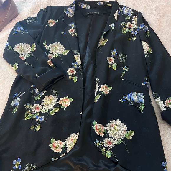 Floral print loose fit blazer - Picture 2 of 4